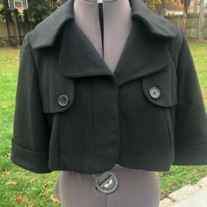 O&G Stylish Black Bolero Jacket